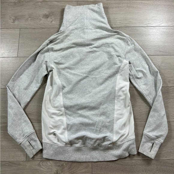 Lululemon On The Double Pullover Sweater Heathered White / Heathered White - Picture 6 of 16